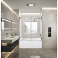 thumbnail image 2 of Kingston Brass KVTAM6032R22D1 60-Inch Acrylic Rectangular 3-Wall Anti-Skid Alcove Tub Combo with Tub Door (Right Hand Drain) in White/Polished Chrome, 2 of 9