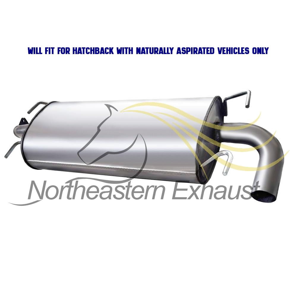 Northeastern Exhaust Stainless Steel Resonator Assembly & Muffler Fits 2008–2011 Subaru Impreza 2.5L Hatchback – Direct Fit