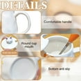 thumbnail image 3 of 400ml ceramic cup cute carrot spoon water cup mug business male and female student couple cup-Style:Style 2;, 3 of 5