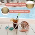 thumbnail image 4 of 7oz Acrylic Drinking Glasses 4Pcs Tumblers Drinkware, Reusable Unbreakable Water Glasses Cups Stackable Dishwasher Safe for Home Outdoors Restaurant,Coffee,7oz, 4 of 7