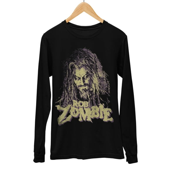 Rob Zombie Vintage Early 2000s Long Sleeve Unisex T-Shirt - Black - Small