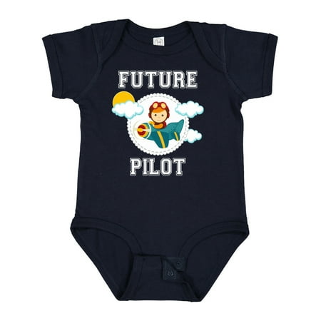 

Inktastic Future Pilot Airplane for Boys Gift Baby Boy Bodysuit