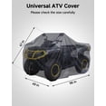 thumbnail image 2 of Funda para ATV KEMIMOTO universal 244 x 124 x 119 cm para cuatrimoto, 2 of 8