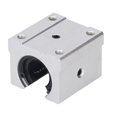 thumbnail image 2 of 2PCS Linear Ball Bearing Slide Block Aluminum Alloy SBR20UU Open Linear Bearing Block for Robot, 2 of 4
