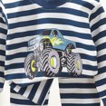 thumbnail image 4 of UAYOTSE Toddler Baby Boy Clothing Sets Little Dinosaur Printed Long Sleeve Tops and Pants Kids 2pcs Outfits,Sizes 4-5 Years, 4 of 5