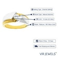 thumbnail image 3 of Vir Jewels 1/2 CTTW Men's Diamond Engagement Ring 18K Yellow Gold and Platinum Size 10 Male Adult, 3 of 4