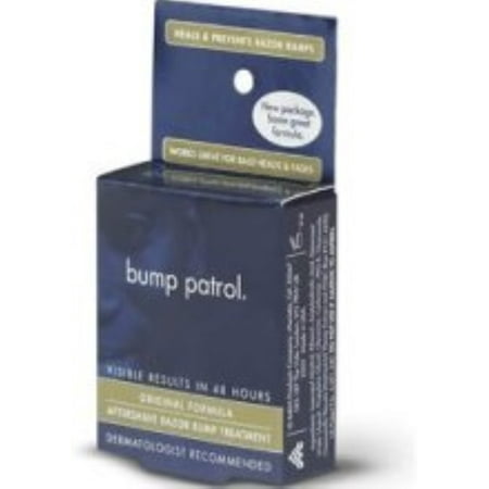 Bump Patrol Aftershave Razor Bump Treatment, Original Formula 0.5 oz (Pack of