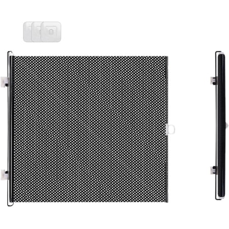 Ovzne Telescopic Pet Door &ndash; Portable No-Drill Expandable Mesh Gate For Puppies Cats Small Pets