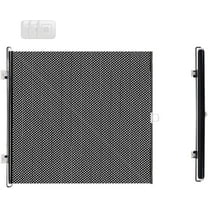 Telescopic Pets Door | Portable Expandable Pet Gate for Puppies, Cats & Small Pets | No-Drill Installation | 31" x 71" Mesh Barrier for Doorways, Stairs & Indoor Use