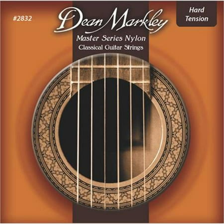 Dean Markley Master Series Nylon Classical Guitar Strings, Hard Tension, 28-44 Gauge, 6-String Set