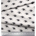thumbnail image 2 of Soimoi Poly Georgette Fabric Basset Hound Dog Decor Fabric Printed Yard 52 Inch Wide, 2 of 3