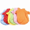 thumbnail image 4 of Dog T-Shirt, Breathable Pet Shirts, Puppy Sweatshirt Dog Clothes Outfit Apparel Coats for Small Medium Dogs Cats, 4 of 7