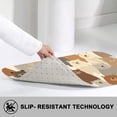 thumbnail image 2 of 1pc Bears Pattern Absorbent Non-Slip Bathroom Thickened Flannel Rug Decor,Soft,Quick Drying,Suitable For Indoor/outdoor Use,Bathrooms,Bedrooms,Kitchens,Terrace,Laundry Rooms,16"x24", 2 of 7