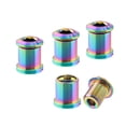 thumbnail image 1 of Soidarity Tornillo de aleación para bicicletas de 4 piezas, tornillos universales para fijación de bicicletas, tornillos de rueda de cadena, piezas de Ciclismo Tipo 16 Soidarity OD025072-16, 1 of 6