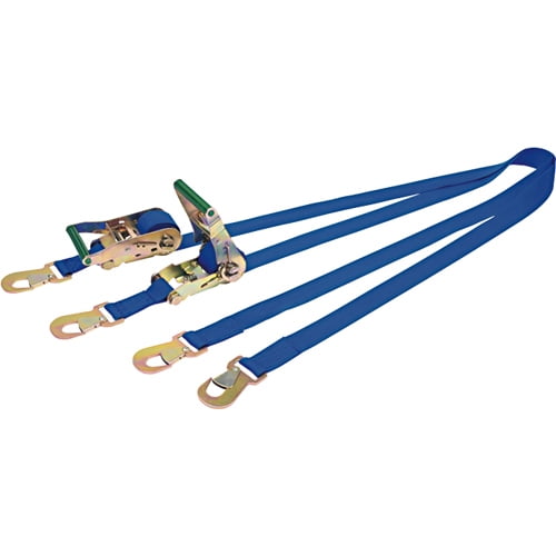 Simpson Racing 35007BL Ratchet Tie Downs 2 inch Width Blue Pair