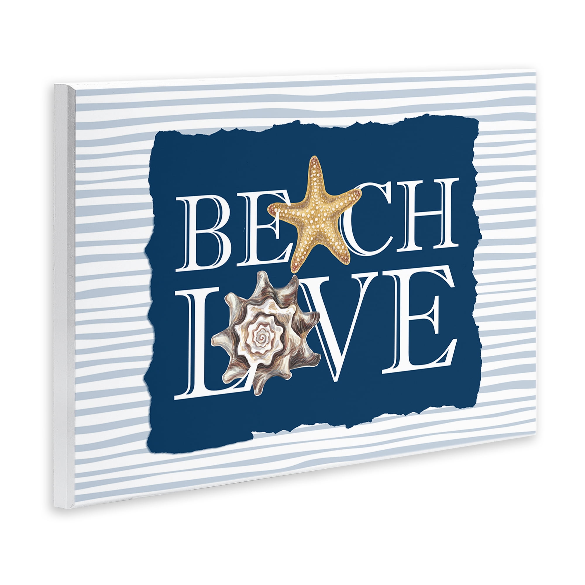 Stupell Industries Beach Love Seashells Wall Plaque Art, design by Kim Allen