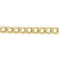 thumbnail image 3 of 14K Yellow Gold 8.0mm Semi-Solid Curb Link Chain 20 Inch, 3 of 5