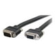 C2G Select (VGA) (M) (VGA) (F) 6 ft 6ft Select VGA Video Extension Cable M/F - In-Wall CMG-Rated - Câble d'Extension VGA - HD-15 à HD-15 - - Noir – image 3 sur 4