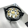 thumbnail image 6 of CDZHLTG 28in. 27.9"x15.7" Gas Cooktop Stainless Steel Gas Stove 2 Burners Gas Stoves Propane Gas LPG, 6 of 10