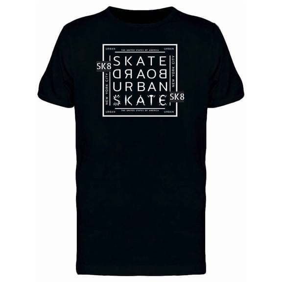 Skateboard Urban Skate Tee Men's -Image by Shutterstock
