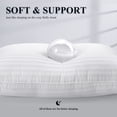 thumbnail image 3 of Juego de 2 almohadas tamaño Queen COZSINOOR, microfibra refrescante, 3 of 7