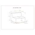 thumbnail image 2 of Simpli Home Rex Center Sofa Module, 2 of 14