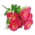 thumbnail image 2 of Heads Home Decoration Artificial Peonies Bouquets Features Home Decoration Outdoor Greening Flowers Specifications, 2 of 9