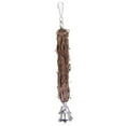 thumbnail image 3 of Vine Ring Parrot Swing Natural Mini Hanging Parrot Toy with Bells, 3 of 6