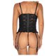 thumbnail image 5 of Conjunto de traje de mono transparente de malla hueca con chaleco de encaje a la moda para mujer Fridja  nalpqowj10689, 5 of 9