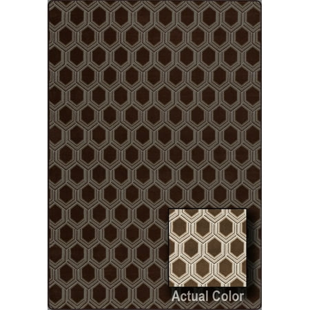 Milliken Imagine Area Rug VENETO Veneto Leather Nonobjective Diamond 2 8 x 3 10 Rectangle