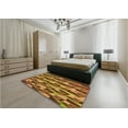 thumbnail image 4 of Ahgly Company Indoor Rectangle Patterned Saddle Brown Area Rugs, 5' x 7', 4 of 6