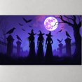 thumbnail image 3 of Dark Gothic Halloween Banner for Party Decoration Indoor Outdoor Celebration, 3 of 5