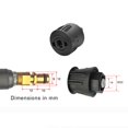 thumbnail image 3 of Adaptador de manguera de vadora de alta presión Connect M22 Accesorios Acopdores Reempzo Acopmiento de liberación rápida de alta presión para CUTICAT lavadora a presión, 3 of 7