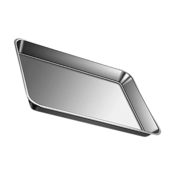 Food Grade Stainless Steel Roasting Pan 304 Baking Tray for Pastries and Bread