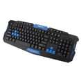 thumbnail image 3 of y mouse ergonómico y silencioso de 104 teclas + alfombrilla de mouse para Windows, computadora portátil, PC, Azul negro CUTICAT Conjunto de teclado de ratón inalámbrico, 3 of 8