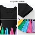thumbnail image 4 of Vestido Niña Arcoiris Vestido Princesa OP Negro, 4 of 8