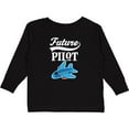 thumbnail image 3 of Inktastic Future Pilot Childs Airplane Flying Boys or Girls Long Sleeve Toddler T-Shirt, 3 of 5