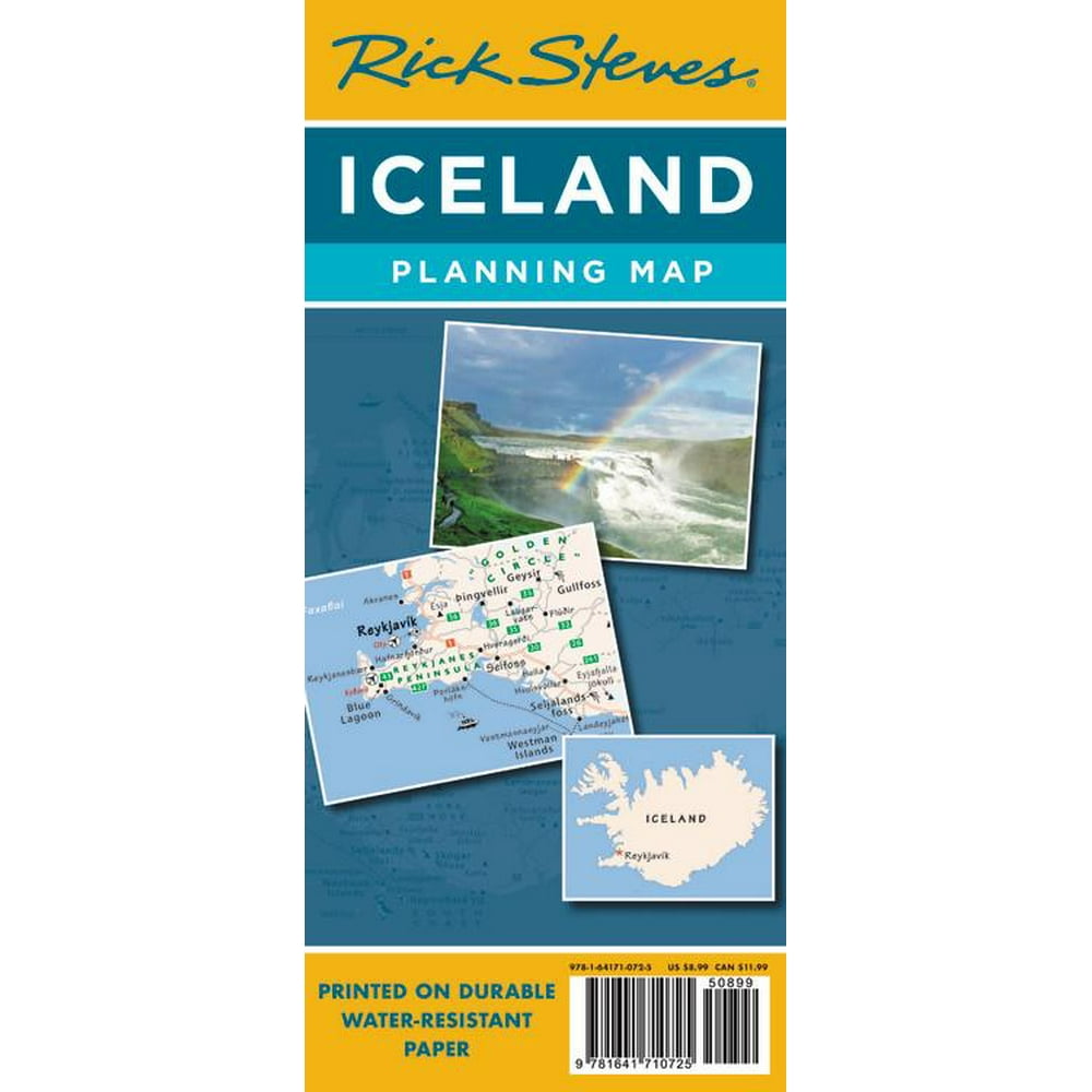 Rick Steves Iceland Planning Map 9781641710725