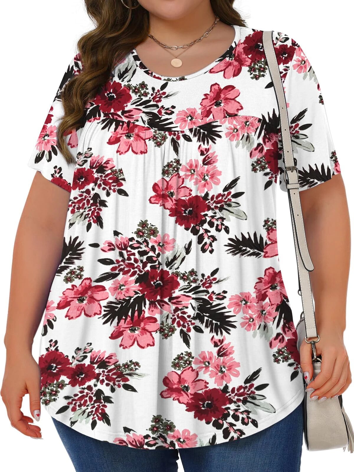 ladies floral tops online