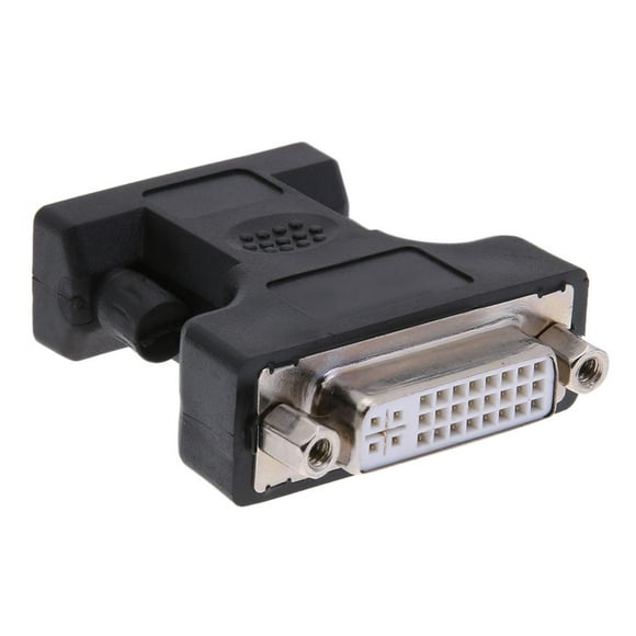 Peggybuy 24+5Pin DVI Female to 15Pin VGA Male Cable Extender Adapter Connector