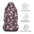 thumbnail image 5 of Fuzoiu Daisies Flowers Print Seat Covers Set, Car Seat Covers Front Seats, Car Seat Protector, Car Seat Cushion, Seat Covers Carseat Cover Universal Fit for Most Cars, 5 of 7