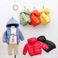 thumbnail image 3 of SYNPOS Toddler Little Boy Girl Hooded Puffer Jacket Winter Down Coat Warm Outerwear, 3 of 4
