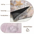 thumbnail image 6 of Pink Starfish Coastal Round Area Rug 6Ft Washable Circle Rugs for Bathroom Office, Summer Beach Shell Wooden Non-Slip Carpet Floor Mats Indoor Outdoor Carpet Runner Aesthetic Home Decor, 6 of 8