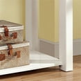 thumbnail image 4 of Kingfisher Lane Engineered Wood/Tempered Glass Console Table in Glossy White, 4 of 6