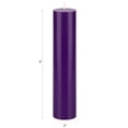 thumbnail image 2 of Mega Candles 6 pcs Unscented Purple Round Pillar Candle, Hand Poured Premium Wax Candles 2 Inch x 9 Inch, Home Décor, Wedding Receptions, Baby Showers, Birthdays, Celebrations, Party Favors & More, 2 of 2