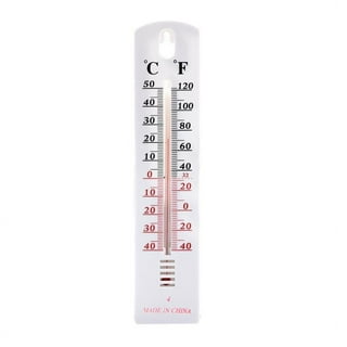 Geege 2Pcs Wall Thermometer Indoor Outdoor Hanging Garden Greenhouse House  Office Room