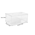 thumbnail image 2 of Raindrops Transparent Acrylic Tissue Box Holder for Desktop and Storage Use Modern Tissue Dispenser 8.5 x 5.5 x 5.5 Inches, 2 of 8