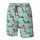 thumbnail image 4 of Fotbe Christmas Dachshund Trajes de Baño Estampados para Hombre, Shorts de Verano de Secado Rápido, Ropa de Playa, Bañadores-Small, 4 of 6