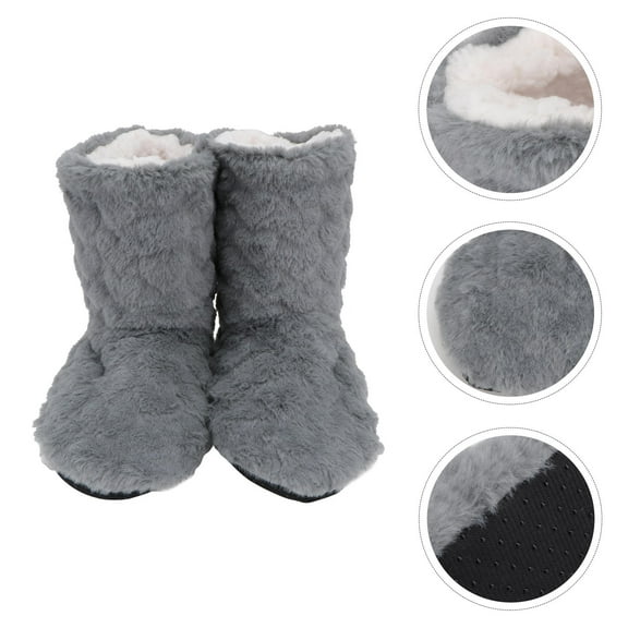 Soimiss house slipper boots Floor Boots Simple Appearance Cloth Warm Adults Indoor Use