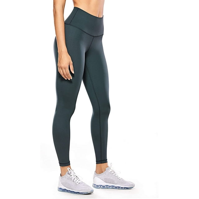 Women's Hugged Feeling Training Leggings 25/28 Inches - High Waist Compression Pants Tummy Control Workout Leggings